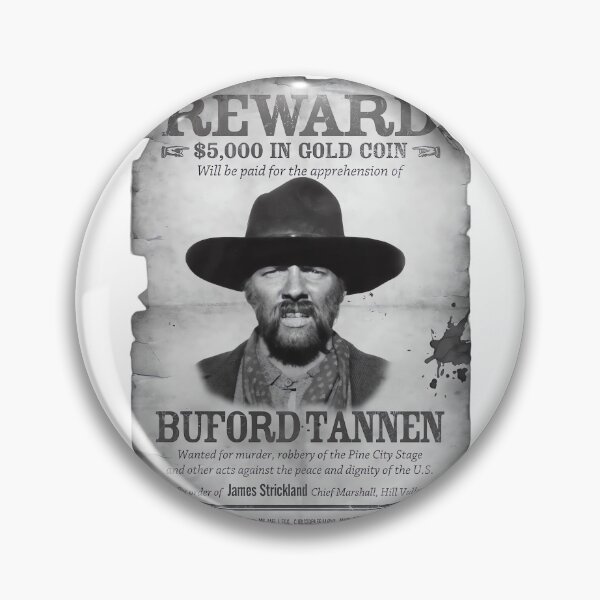 Item preview, Buford Mad Dog Tannen Wanted real poster from Back to the Future designed and sold by Budflux.