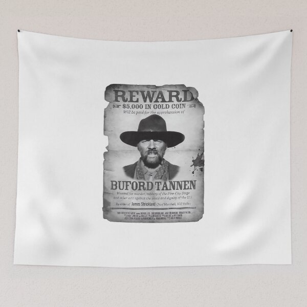 Item preview, Buford Mad Dog Tannen Wanted real poster from Back to the Future designed and sold by Budflux.