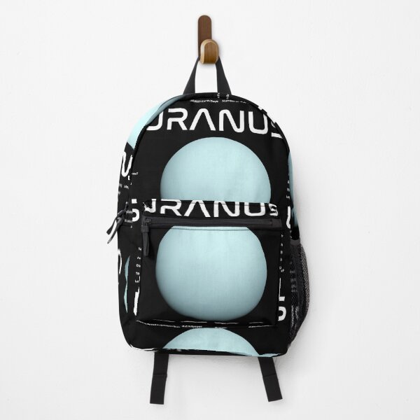 Item preview, Uranus Solar System Nasa Picture and Stats Card Astronomy Space Science Teacher White Text designed and sold by MathWare MathClips.