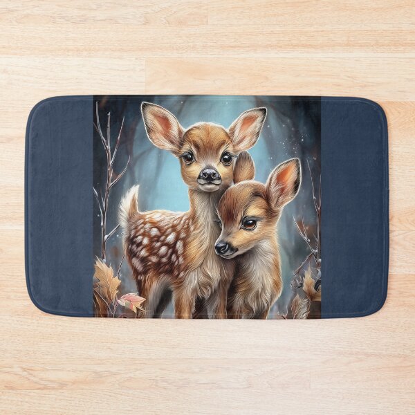 Item preview, Two Roe Deer in Forest designed and sold by PetsArt.