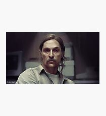 Rust Cohle - True Detective Photographic Print