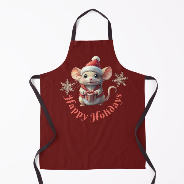 Item preview, Happy Holidays with Cute Mouse designed and sold by Moonody Designs.
