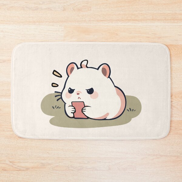 Item preview, Hamster Checking Messages designed and sold by TheHamsterArt.