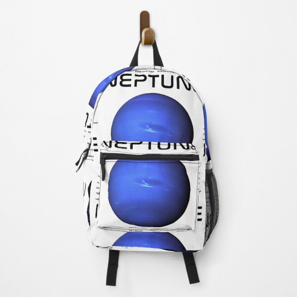 Item preview, Neptune Solar System Nasa Picture and Stats Card Astronomy Space Science Teacher Black Text designed and sold by MathWare MathClips.