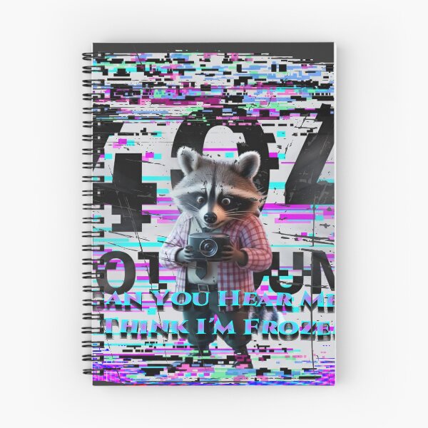 Item preview, Can You Hear Me I Think I'm Frozen T-Shirt - Glitchy WFH Raccoon 404 Error, Edgy Zoom Call Humor designed and sold by Searching ideas.