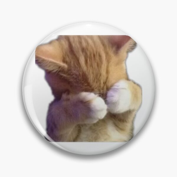 Item preview, covering eyes orange cat designed and sold by catmemes4u.