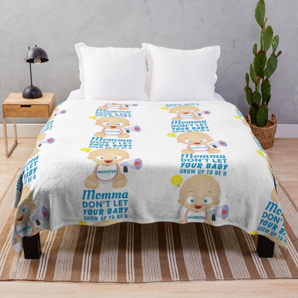 Item preview, Momma, Don't Let Your Baby Grow Up to Be a Marketer – Funny Career Humor for Overworked Professionals designed and sold by SnarkSharks.
