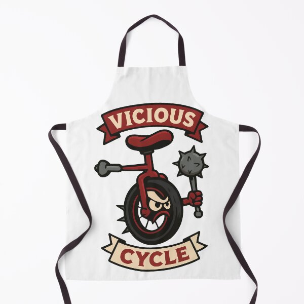 Item preview, Vicious Cycle Funny Unicycle Mascot Design designed and sold by TeeTimeTreasure.
