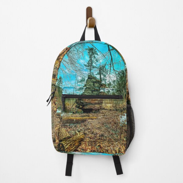 Item preview, Winter scene - Rocky Arbor, rock formation, Wisconsin Forest Photography Print designed and sold by aadventures.
