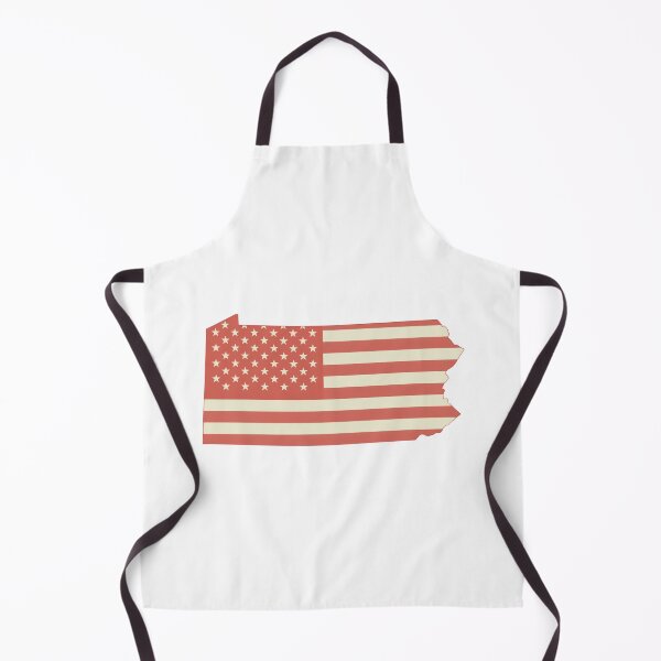 Item preview, Pennsylvania USA Flag Silhouette – Stars and Stripes State Outline designed and sold by Paper Drip.