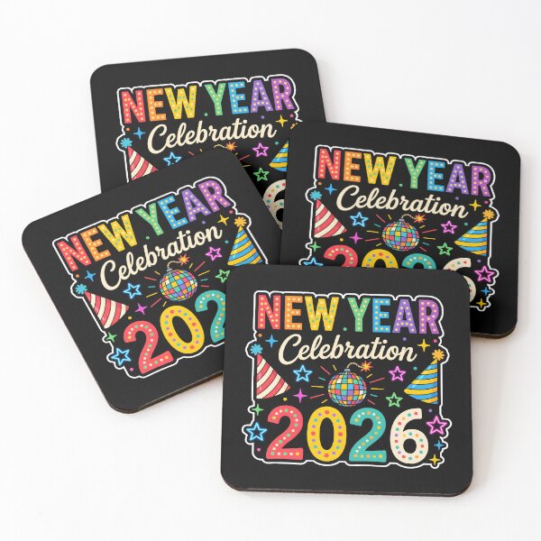 Item preview, New Year Celebration 2026, festive NYE party gift, colorful happy new year countdown graphic tee designed and sold by saloui.