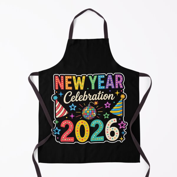Item preview, New Year Celebration 2026, festive NYE party gift, colorful happy new year countdown graphic tee designed and sold by saloui.