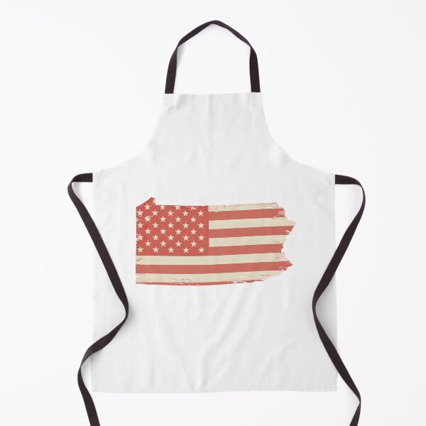 Item preview, Pennsylvania USA Flag Silhouette – Stars and Stripes State Outline designed and sold by Paper Drip.