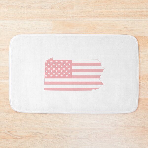 Item preview, Pennsylvania State Pop Pink Stars & Stripes – Trendy Pink designed and sold by Paper Drip.