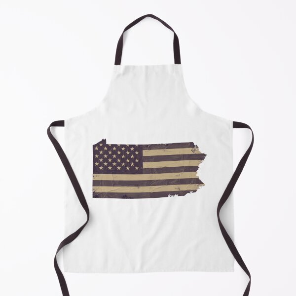 Item preview, Pennsylvania State Vintage Stars & Stripes – Brown and Gold designed and sold by Paper Drip.