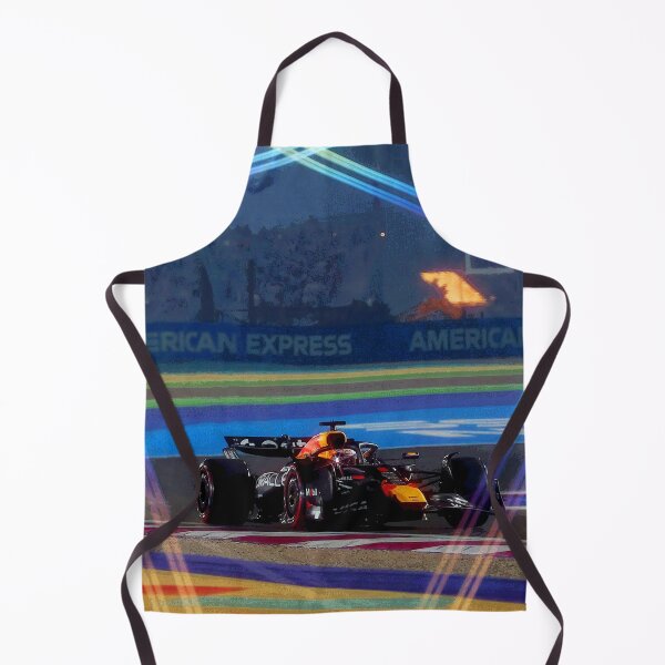 Item preview, Max Verstappen racing during the Qatar Grand Prix Sprint race 2025 abstract designed and sold by Rodissimus1984.