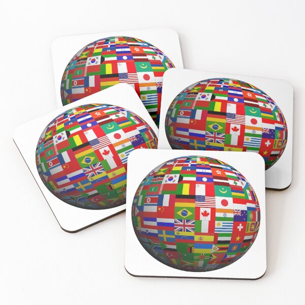 Item preview, Flags Of The World Round Globe designed and sold by ELK20.