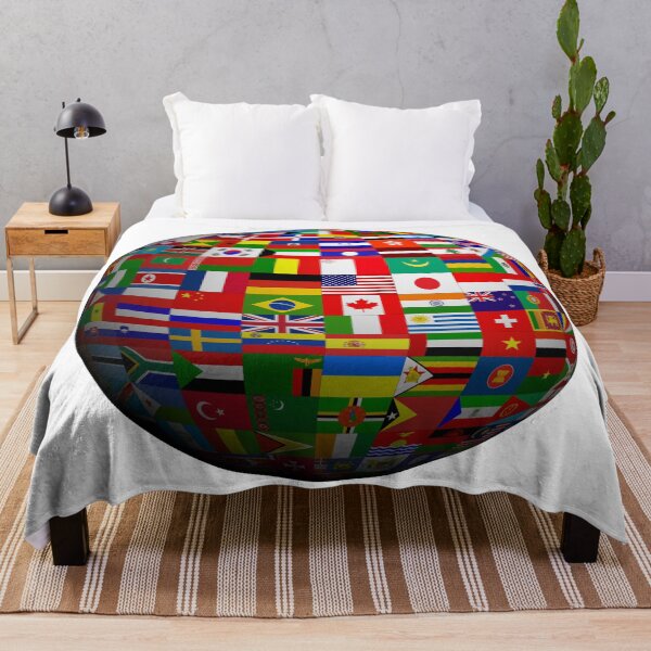 Item preview, Flags Of The World Round Globe designed and sold by ELK20.