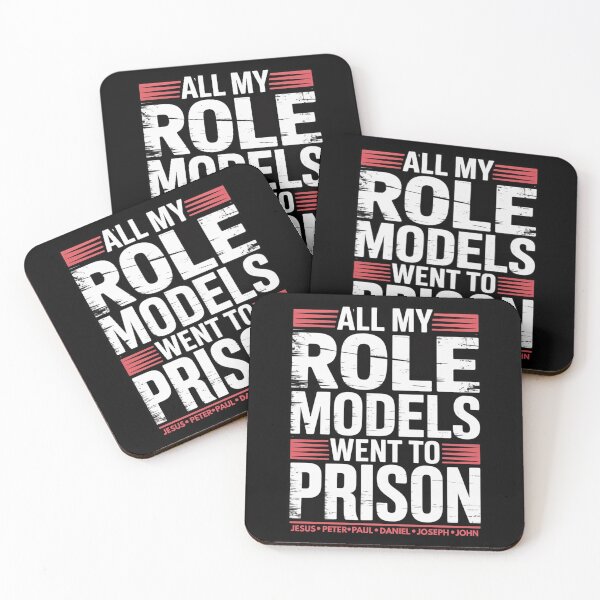 Item preview, All My Role Models Went to Prison – Bold Christian Statement Design designed and sold by GENX-AUTISM-DAD.
