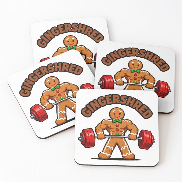 Item preview, Gingershred Christmas - Gym Bodybuilding Gingerbread Funny designed and sold by ZBIFBOUETLA.