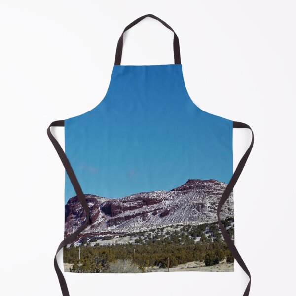 Item preview, Winter scene - Snow-Capped Desert Peak – Southwestern Landscape Photography Print designed and sold by aadventures.