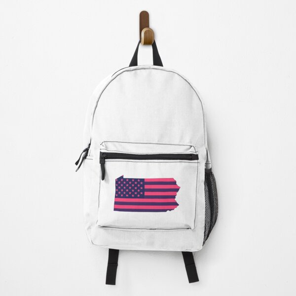 Item preview, Pennsylvania USA Flag Silhouette – Stars and Stripes State Outline designed and sold by Paper Drip.