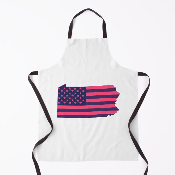 Item preview, Pennsylvania USA Flag Silhouette – Stars and Stripes State Outline designed and sold by Paper Drip.