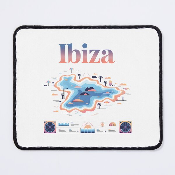 Item preview, Ibiza Minimal Contemporary Art – Balearic Island Design for Music & Party Lovers designed and sold by OzzFrequency.