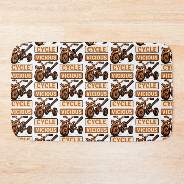 Item preview, Vicious Cycle Angry Tricycle Cartoon Design designed and sold by TeeTimeTreasure.