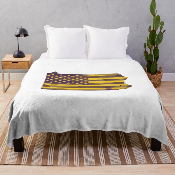 Item preview, Pennsylvania USA Flag Silhouette – Stars and Stripes State Outline designed and sold by Paper Drip.