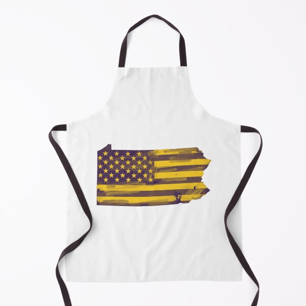 Item preview, Pennsylvania USA Flag Silhouette – Stars and Stripes State Outline designed and sold by Paper Drip.