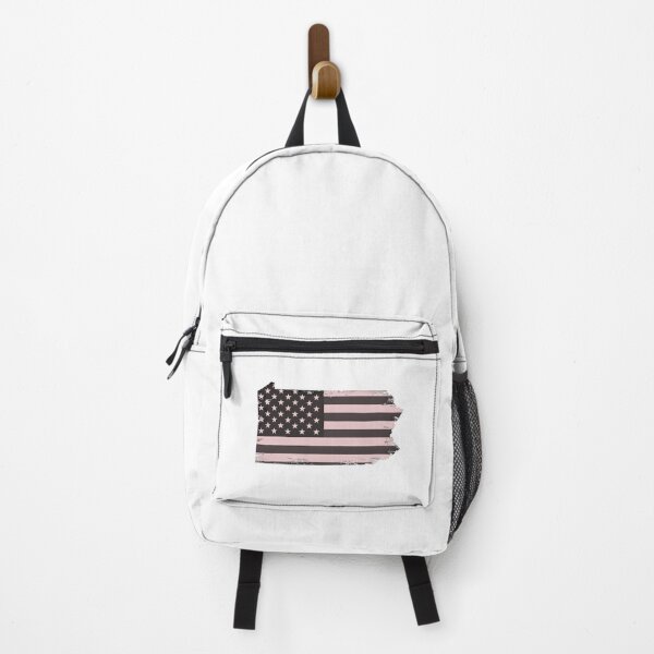 Item preview, Pennsylvania USA Flag Silhouette – Stars and Stripes State Outline designed and sold by Paper Drip.