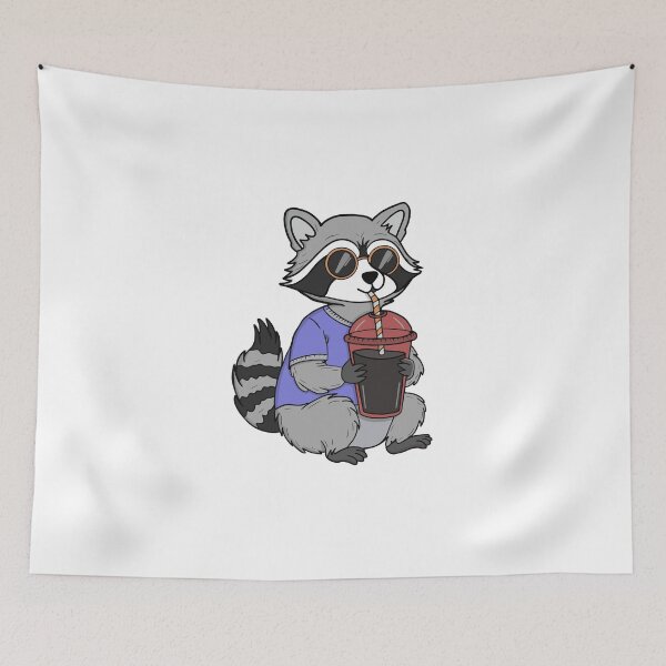 Item preview, Chilled Raccoon with Sunglasses designed and sold by shopdiego.