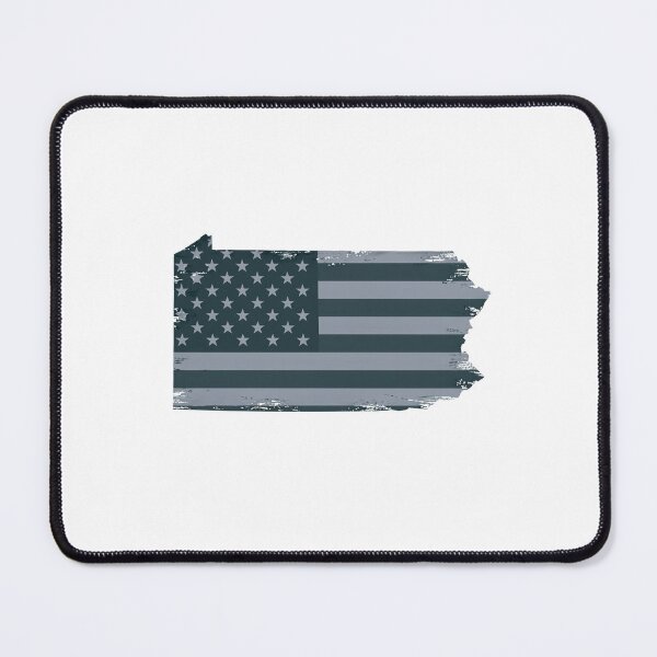 Item preview, Pennsylvania USA Flag Silhouette – Stars and Stripes State Outline designed and sold by Paper Drip.