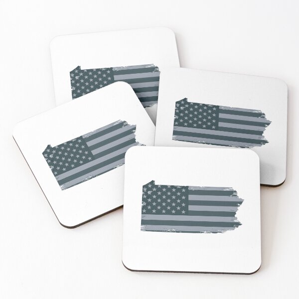 Item preview, Pennsylvania USA Flag Silhouette – Stars and Stripes State Outline designed and sold by Paper Drip.