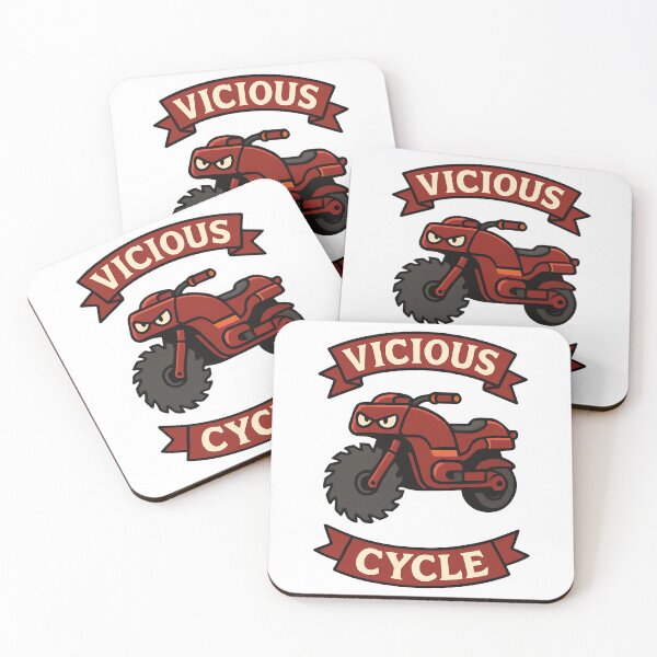 Item preview, Vicious Cycle Angry Sawblade Motorcycle Cartoon Design designed and sold by TeeTimeTreasure.
