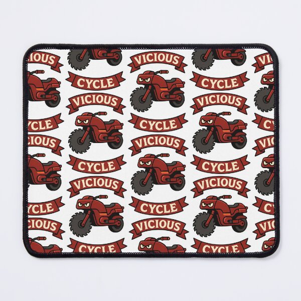 Item preview, Vicious Cycle Angry Sawblade Motorcycle Cartoon Design designed and sold by TeeTimeTreasure.