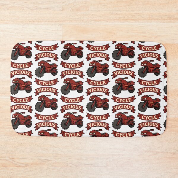 Item preview, Vicious Cycle Angry Sawblade Motorcycle Cartoon Design designed and sold by TeeTimeTreasure.