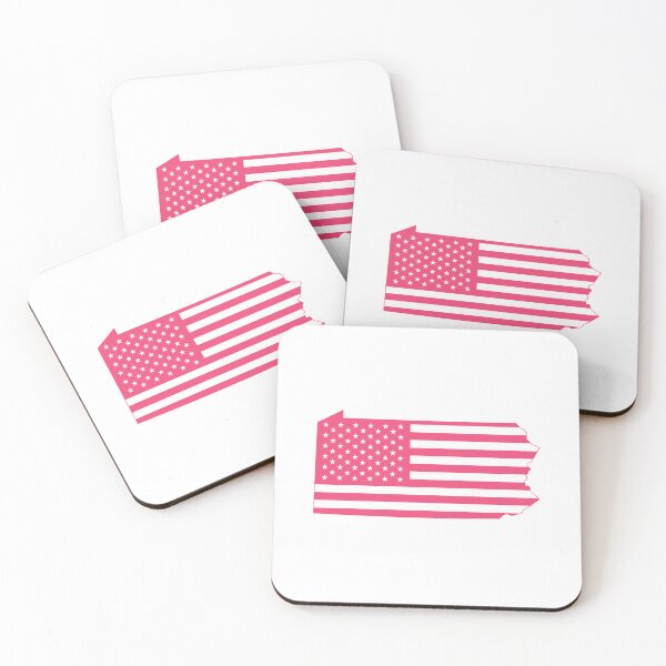 Item preview, Pennsylvania USA Flag Silhouette – Stars and Stripes State Outline designed and sold by Paper Drip.