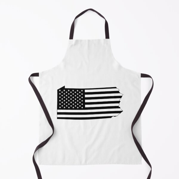 Item preview, Pennsylvania USA Flag Silhouette – Stars and Stripes State Outline designed and sold by Paper Drip.