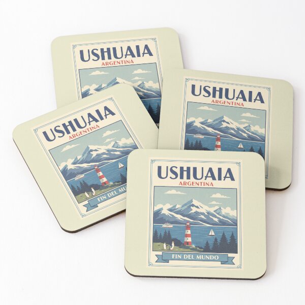 Item preview, Ushuaia - Argentina (Country Collection) designed and sold by HeartbeatPrint.