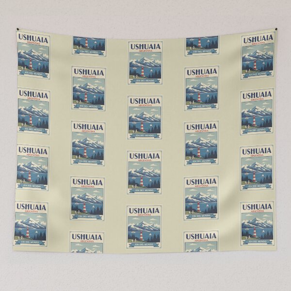 Item preview, Ushuaia - Argentina (Country Collection) designed and sold by HeartbeatPrint.