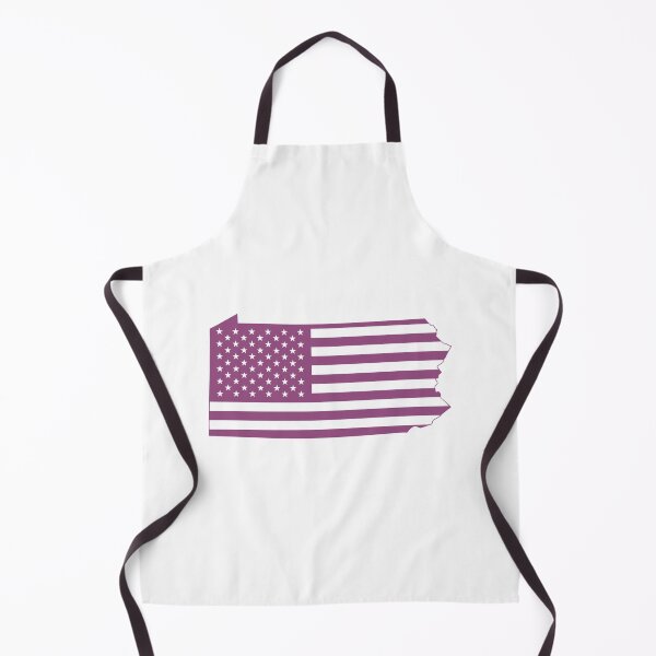 Item preview, Pennsylvania USA Flag Silhouette – Stars and Stripes State Outline designed and sold by Paper Drip.