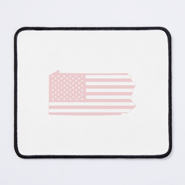 Item preview, Pennsylvania USA Flag Silhouette – Stars and Stripes State Outline designed and sold by Paper Drip.