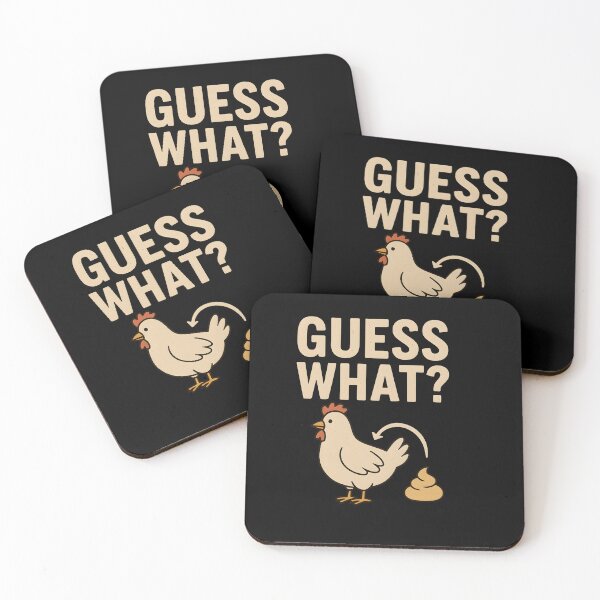 Item preview, Guess What Chicken Butt – Funny Humor Design designed and sold by Punnyverse.