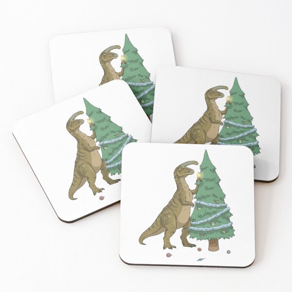 Item preview, Christmas Tree Gift Dinosaur The Struggle T-Rex Oversized T-shirt designed and sold by PrintMod.