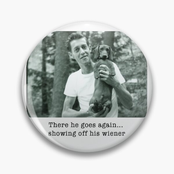 Item preview, Dachshund Wiener Dog Sticker , There he goes again... showing off his wiener  designed and sold by rochelledw.