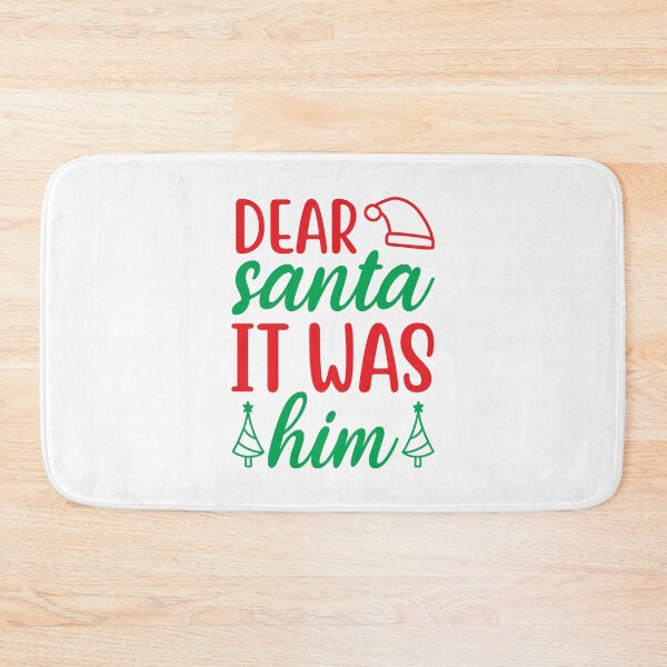 Item preview, Dear Santa It Was Him - Funny Sibling Blame Christmas Slogan designed and sold by FuzionRaptor.