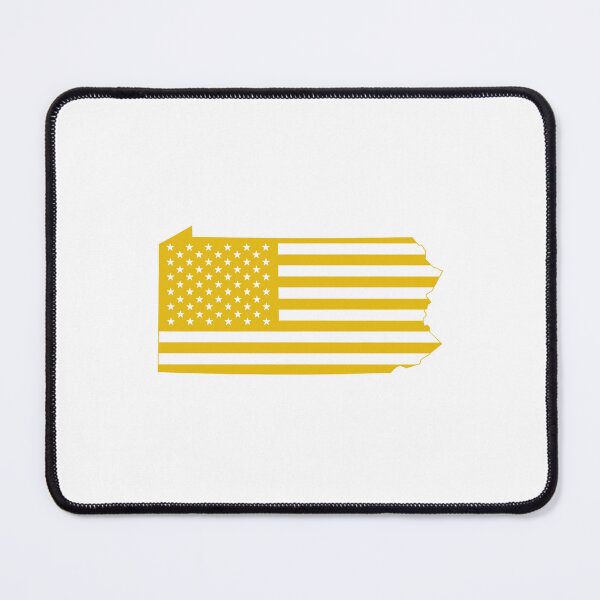 Item preview, Pennsylvania USA Flag Silhouette – Stars and Stripes State Outline designed and sold by Paper Drip.
