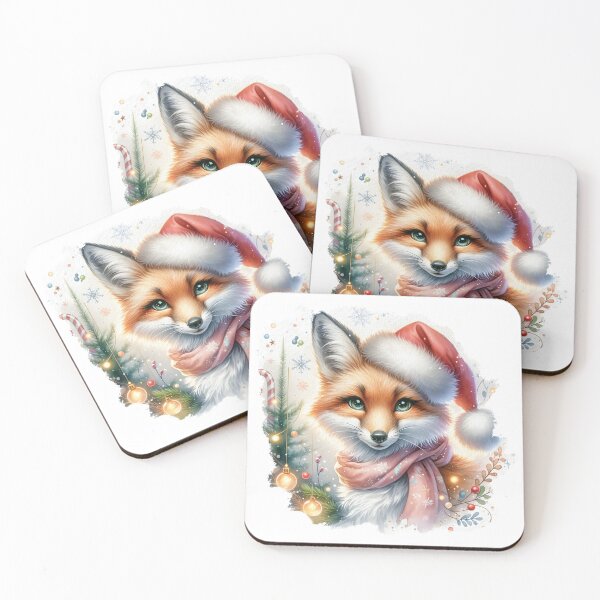 Item preview, Fox Wishes a Merry Christmas designed and sold by Eclectic Monkey.
